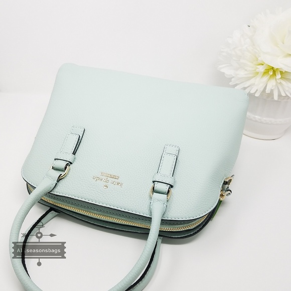 🔽Kate spade jackson lottie misty mint satchel bag - Picture 2 of 8